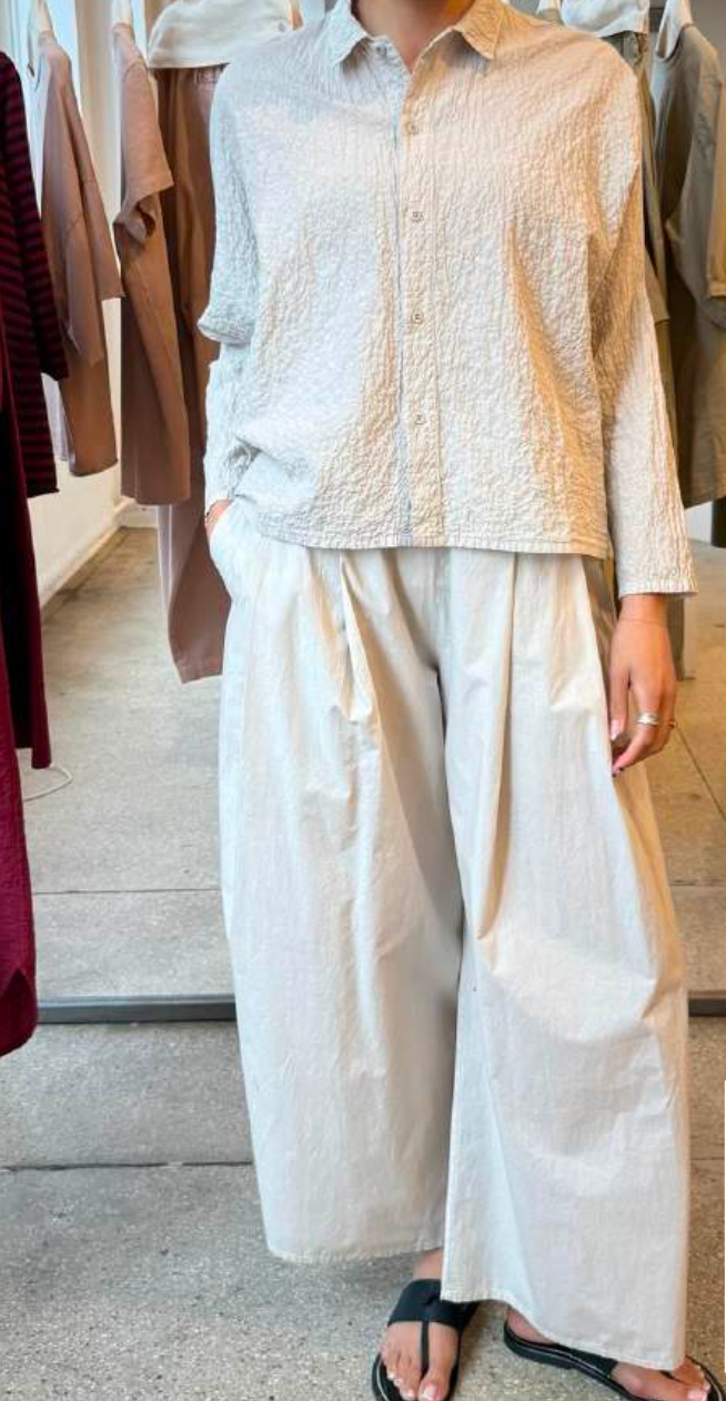 Panta Dalla Clara Pant in Avorio