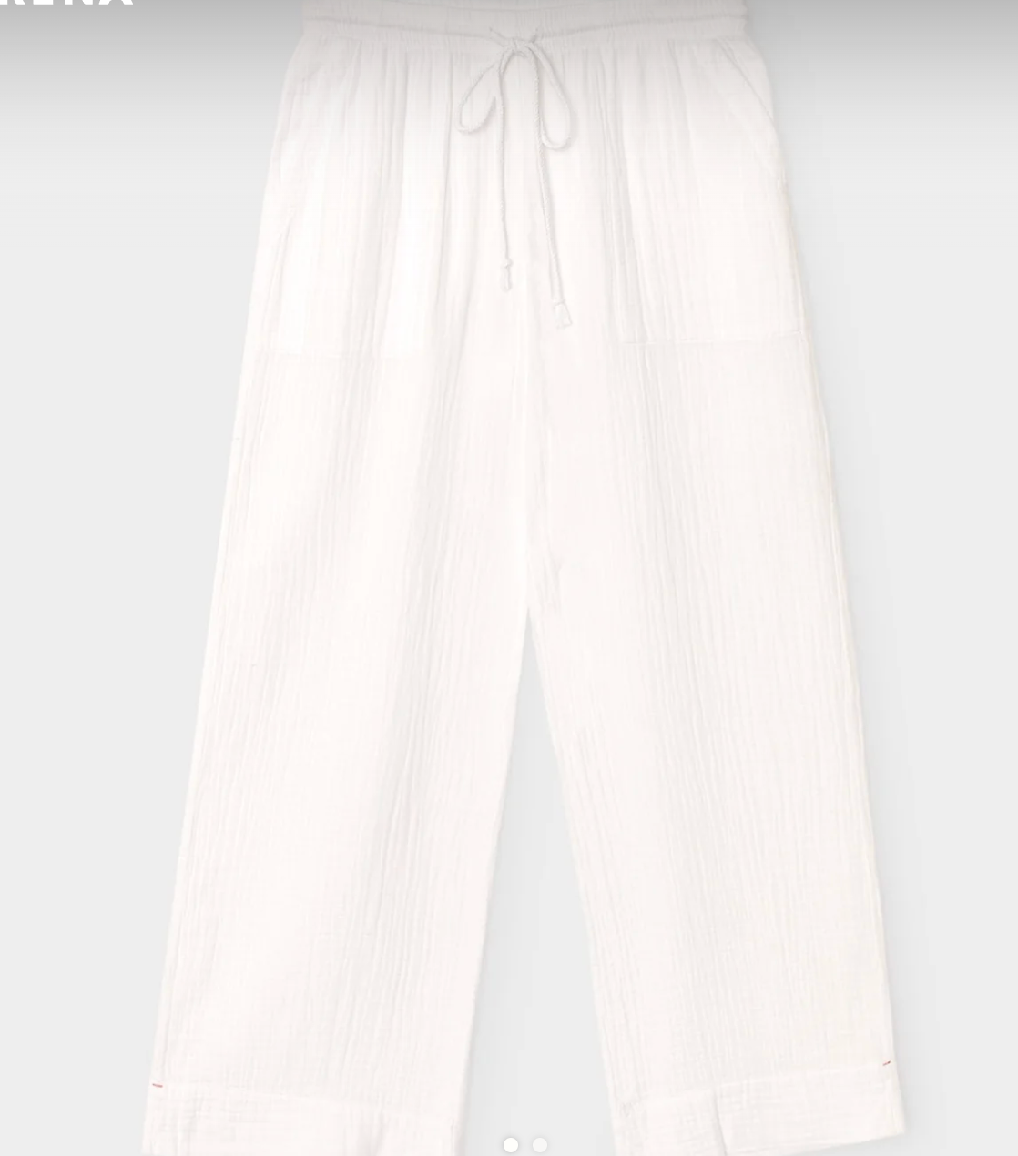 Kayson Pant in White