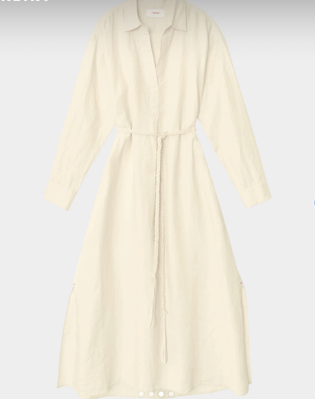 Hollie Linen Dress in Winds