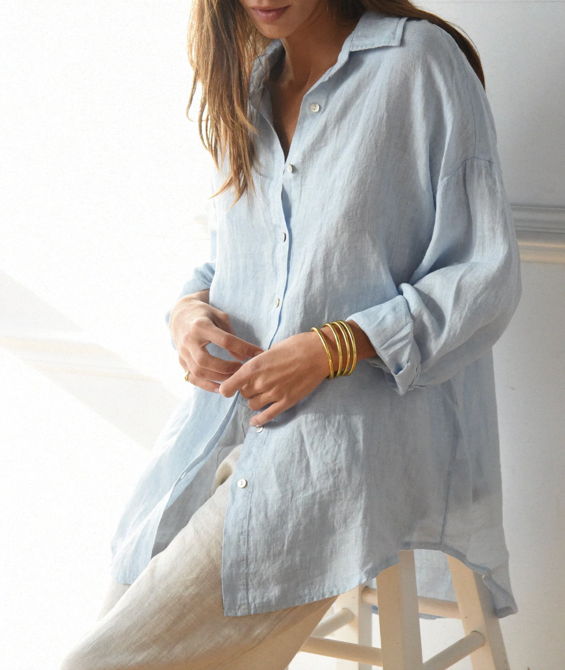Palma Shirt in Sky