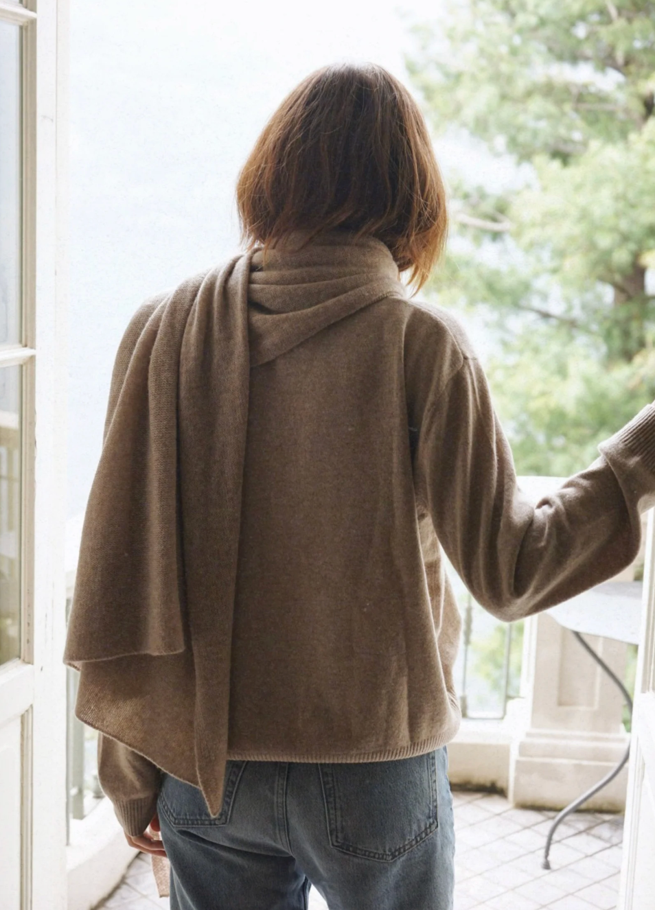 The Mathilda Cashmere Scarf in Rye