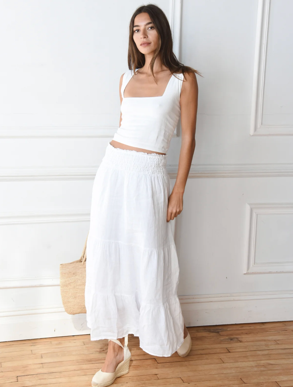 Florence Skirt in Blanco