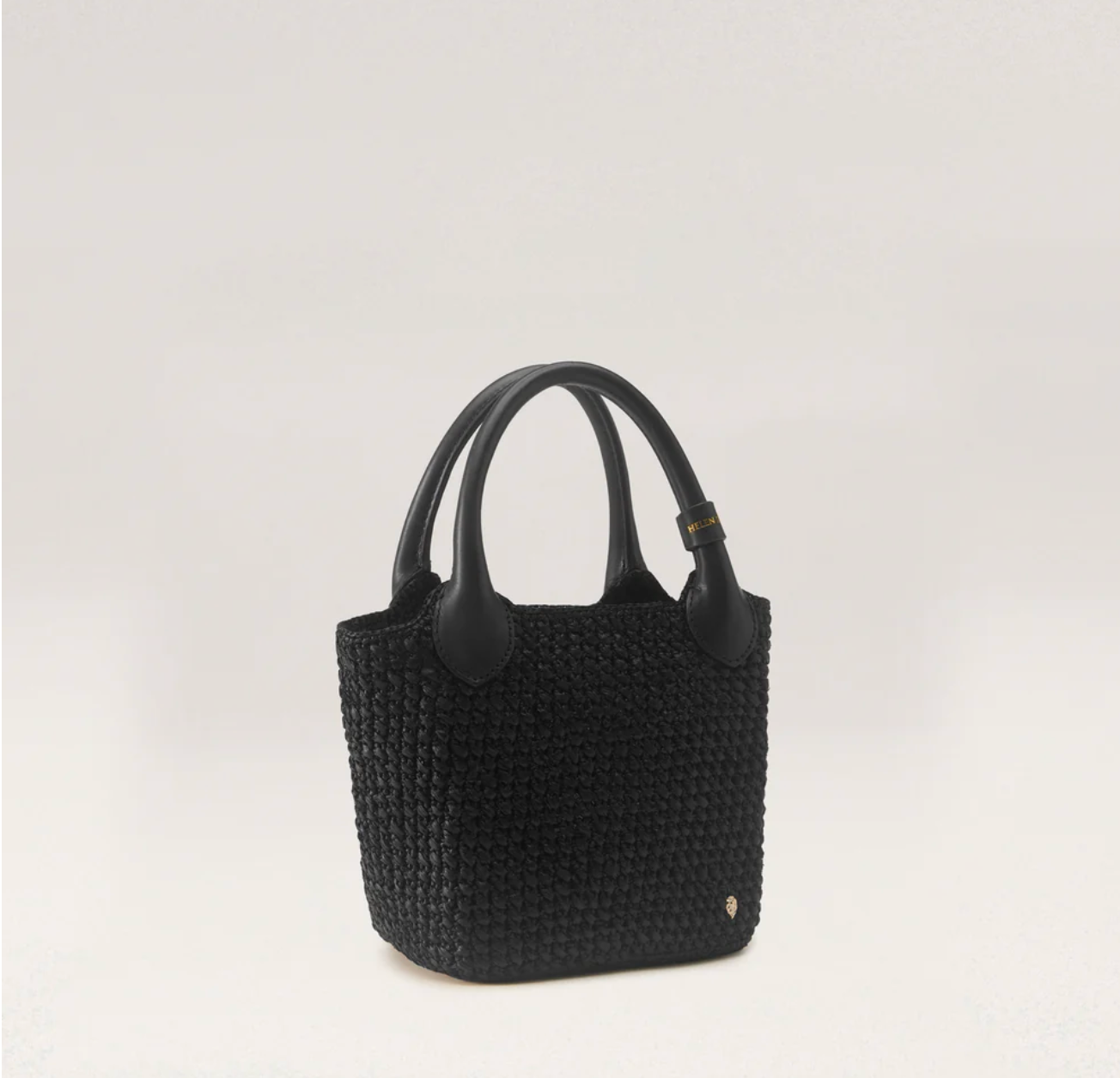 Ampara Mini Tote in Charcoal/Black
