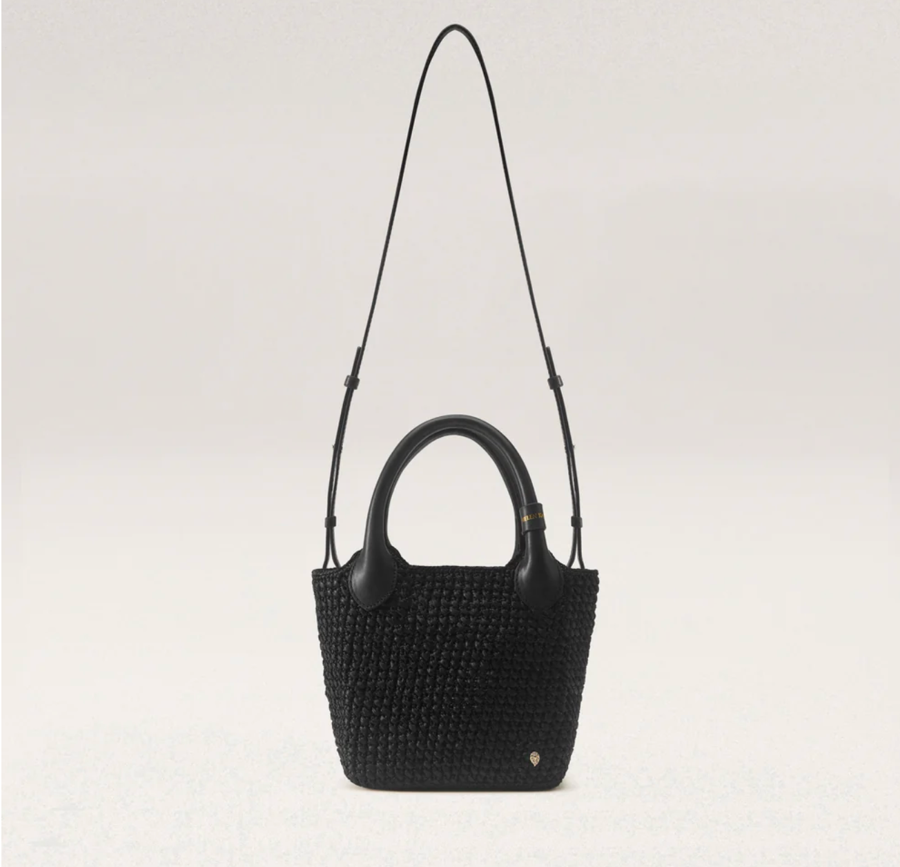 Ampara Mini Tote in Charcoal/Black