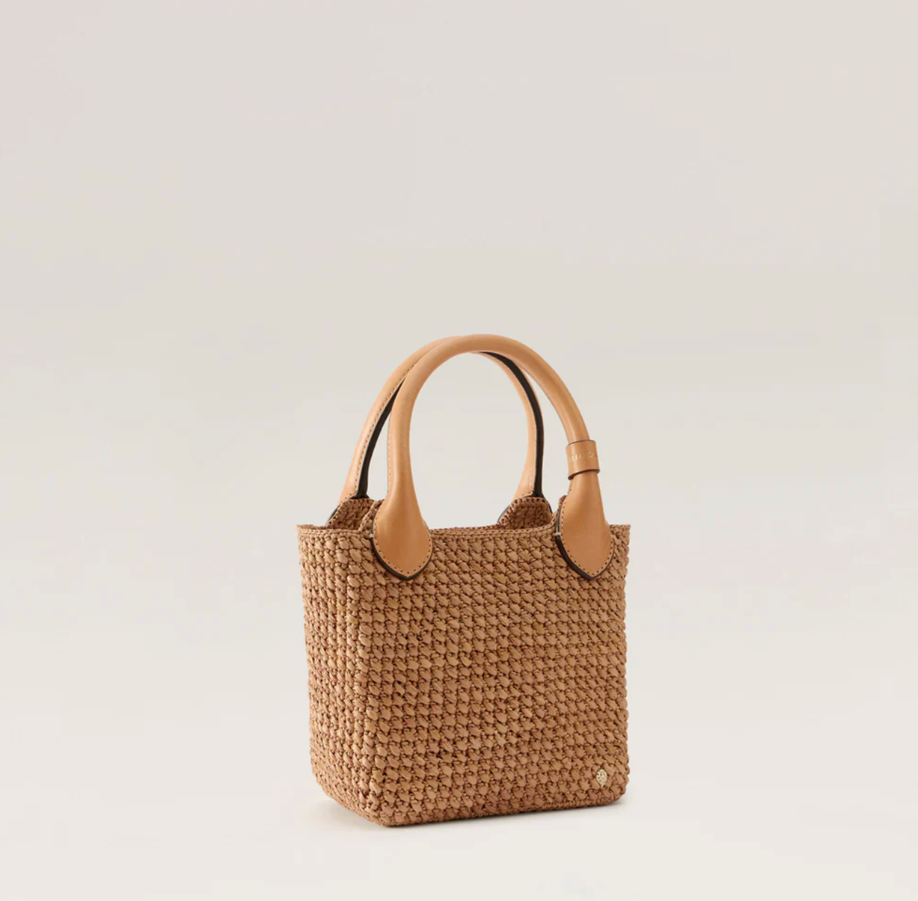 Ampara Mini Tote in Nougat/Caramel