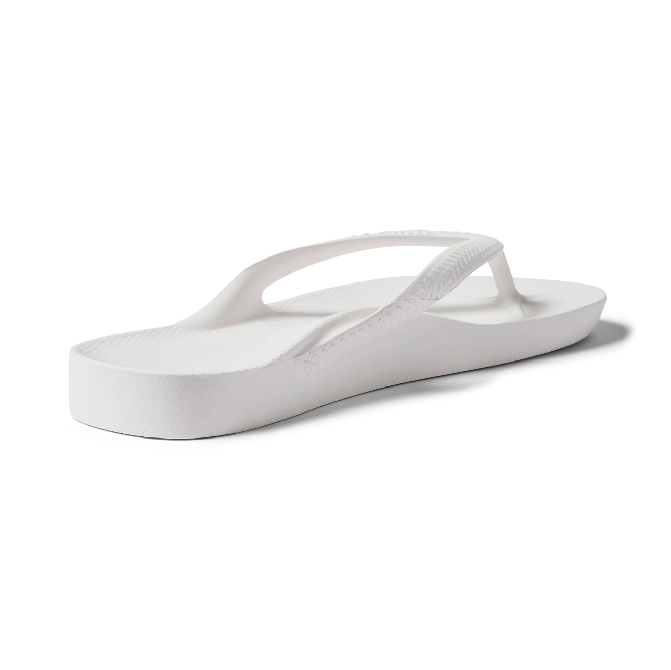 Arch Support Flip Flops in White