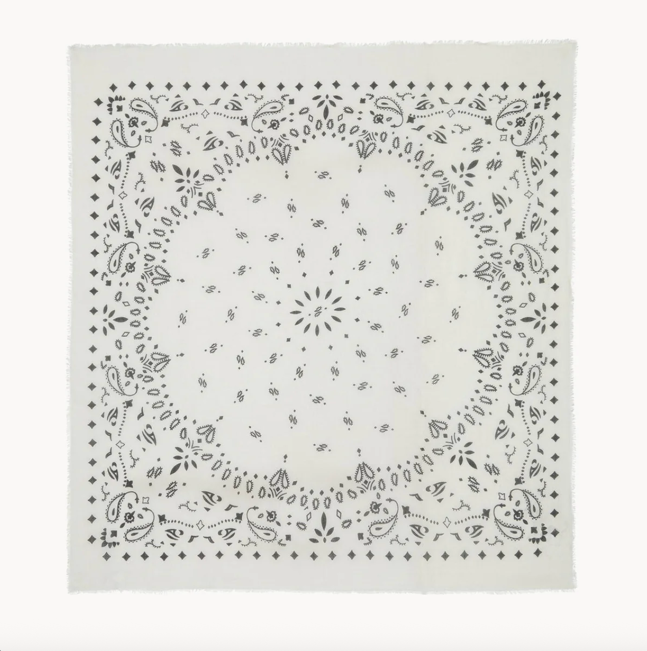 Extra Large Bandana Effy in White