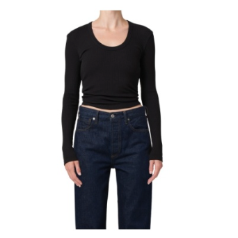 Mara U-Neck in Black