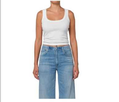 Faye Tank in White