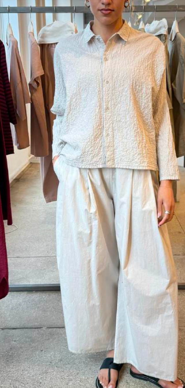 Camicia Tina Rock Shirt in Avorio