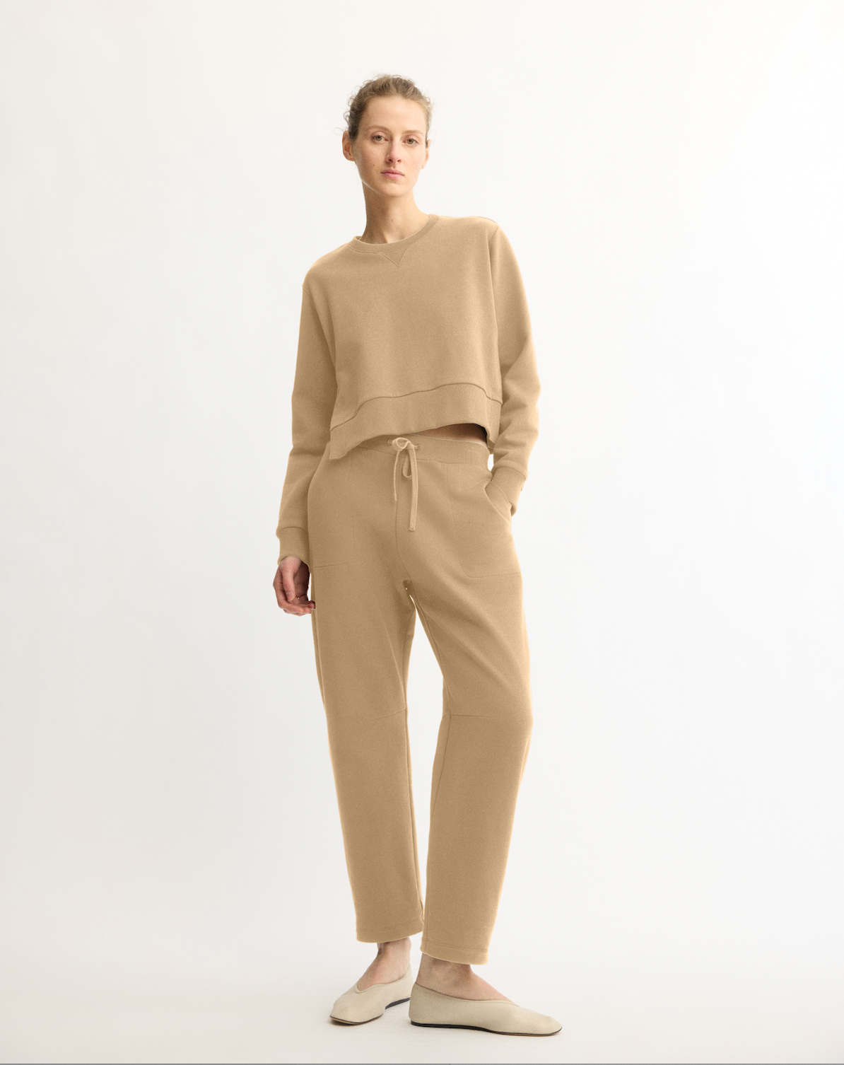 Kent Crew Neck in Khaki