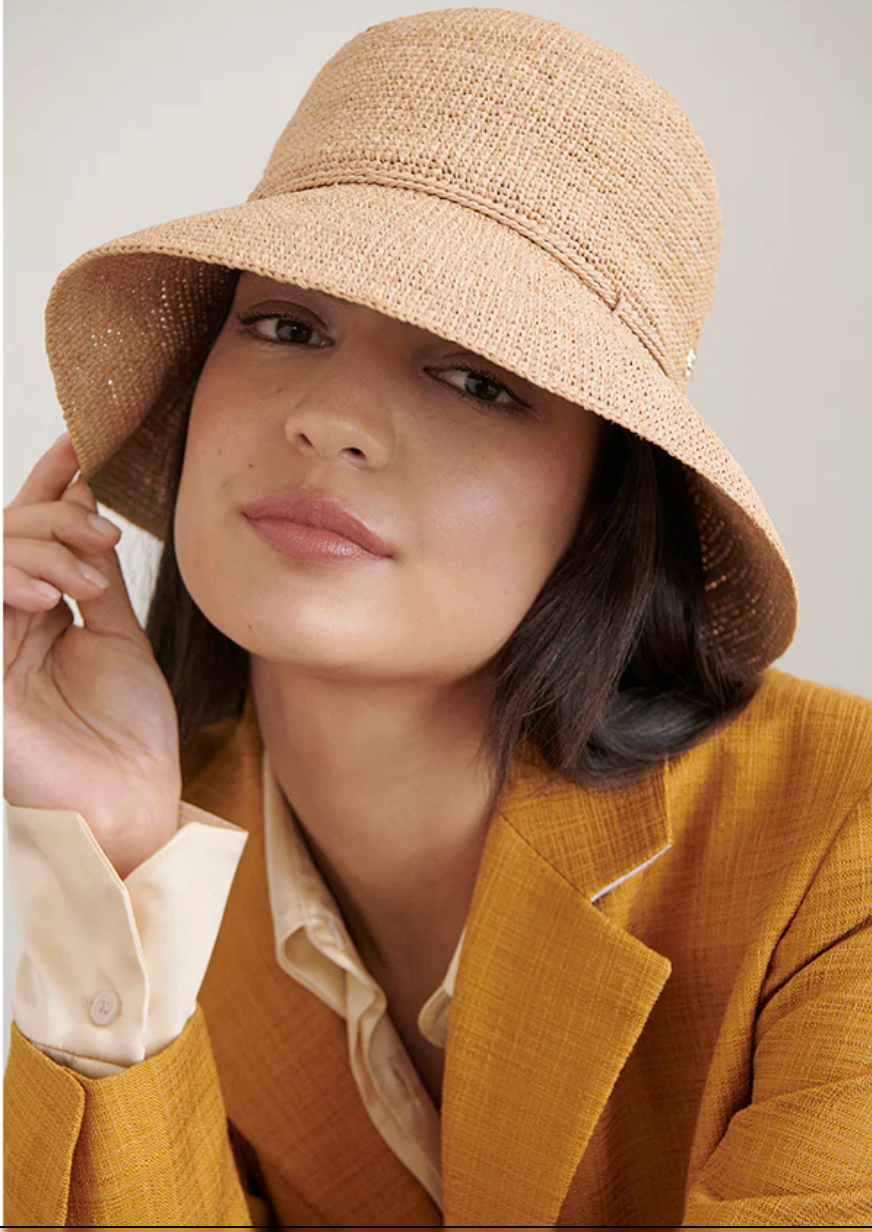 Provence 8 Raffia Hat in Nougat