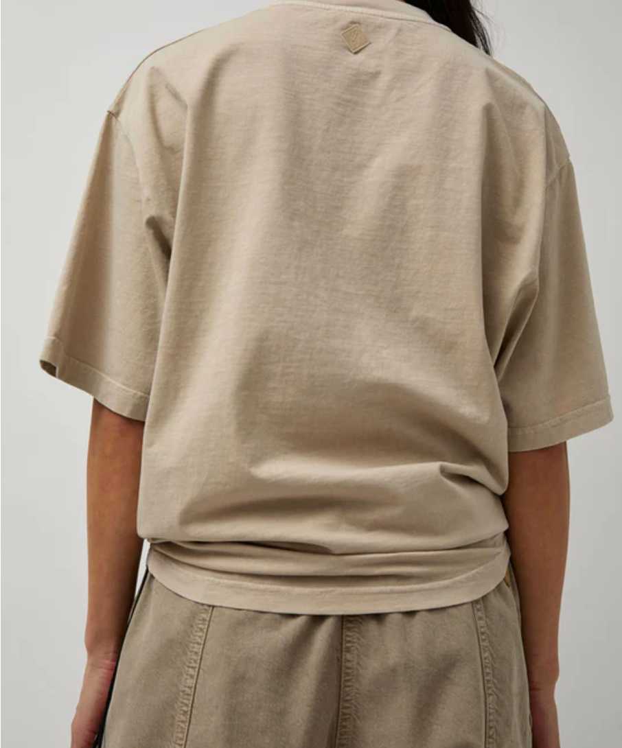Honey Oversized T-Shirt in Doe Skin