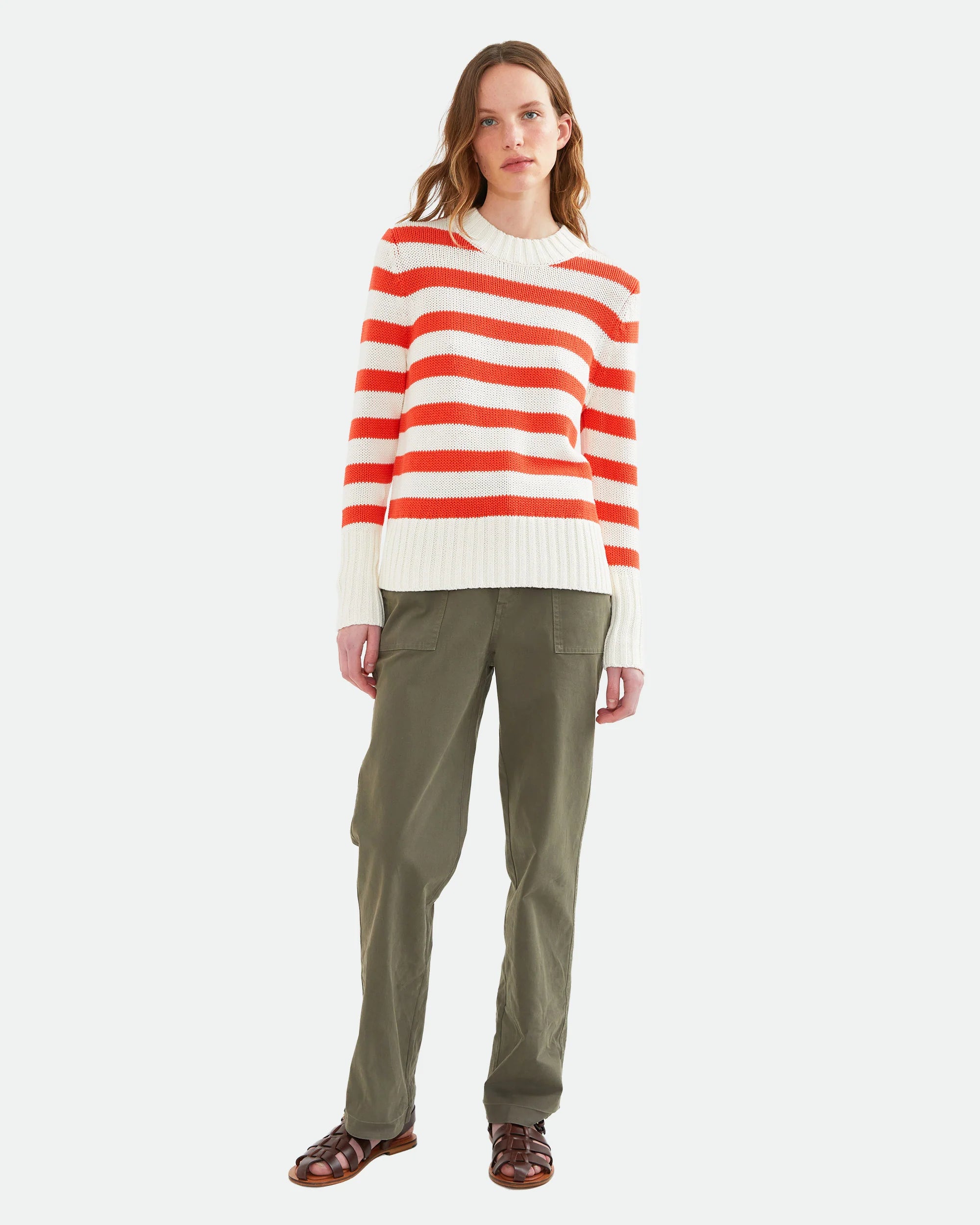 The Tatum in Cream/Poppy