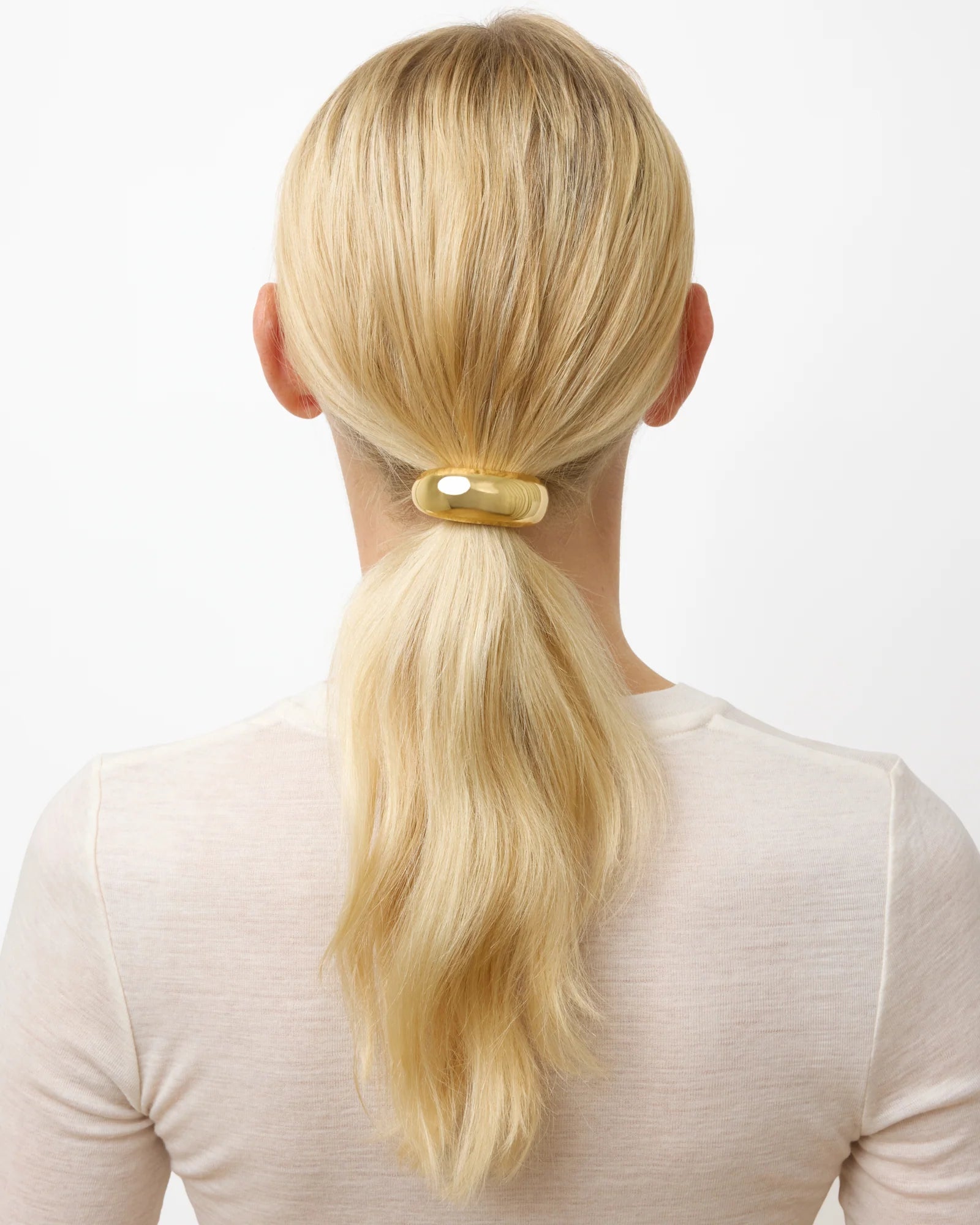 The Thea Hair Tie in Gold
