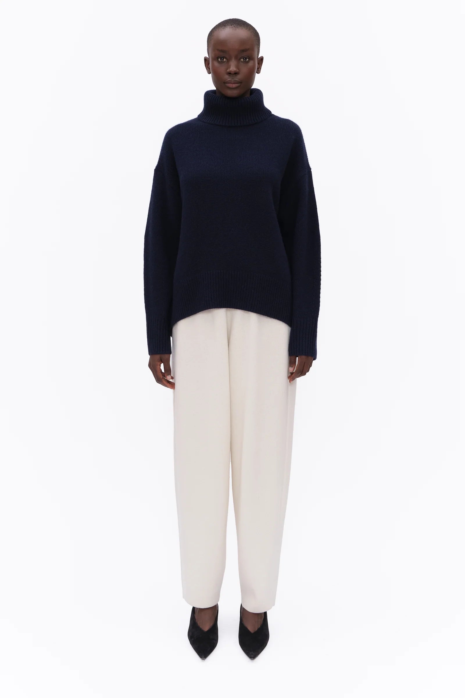 World's End Sweater in Navy
