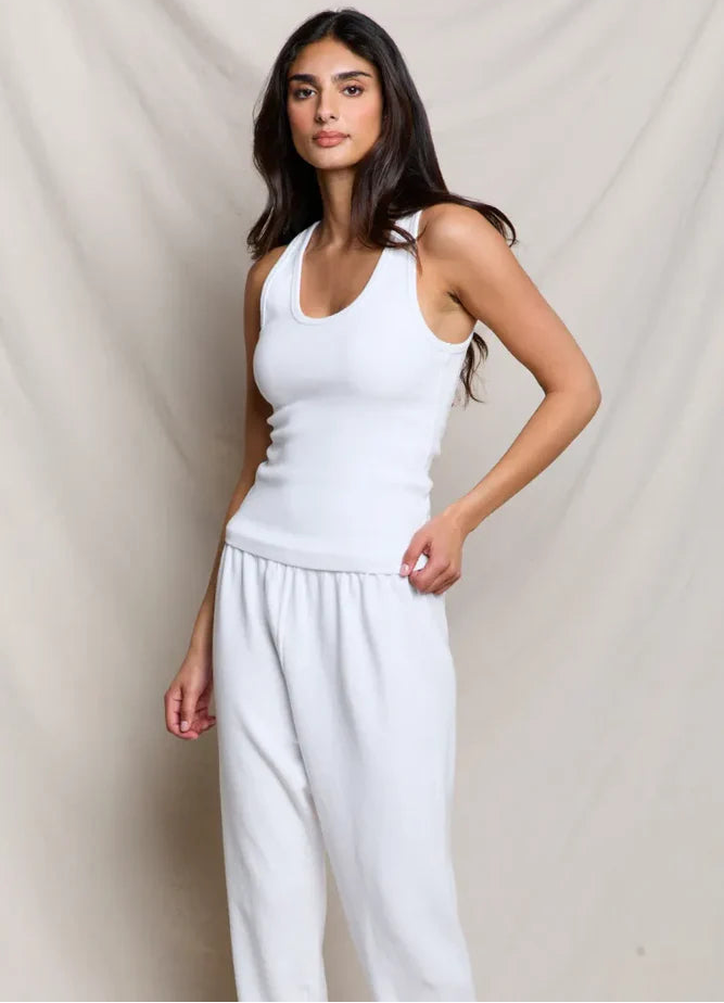 Debbie Tank in White
