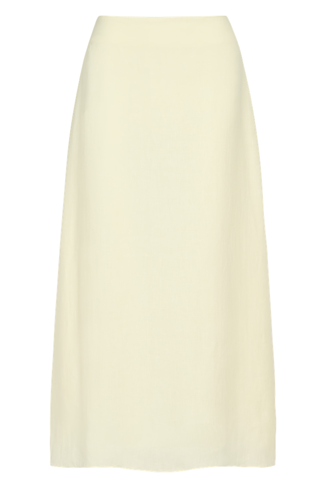A-Line Skirt in Glass Green