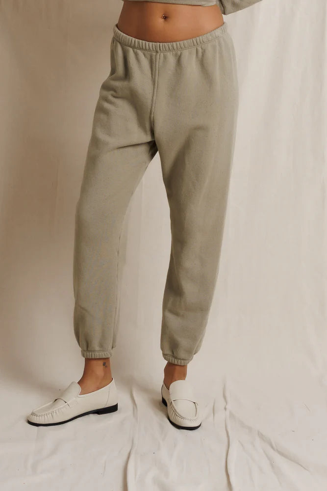 Johnny Terry Sweatpant in Speckled Dark Olive