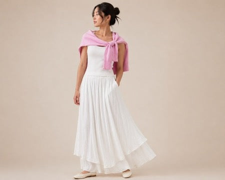 Cloud Cashmere Cardigan in Light Pink