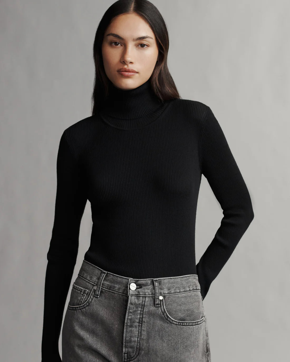 Knit Turtleneck in Merino Wool