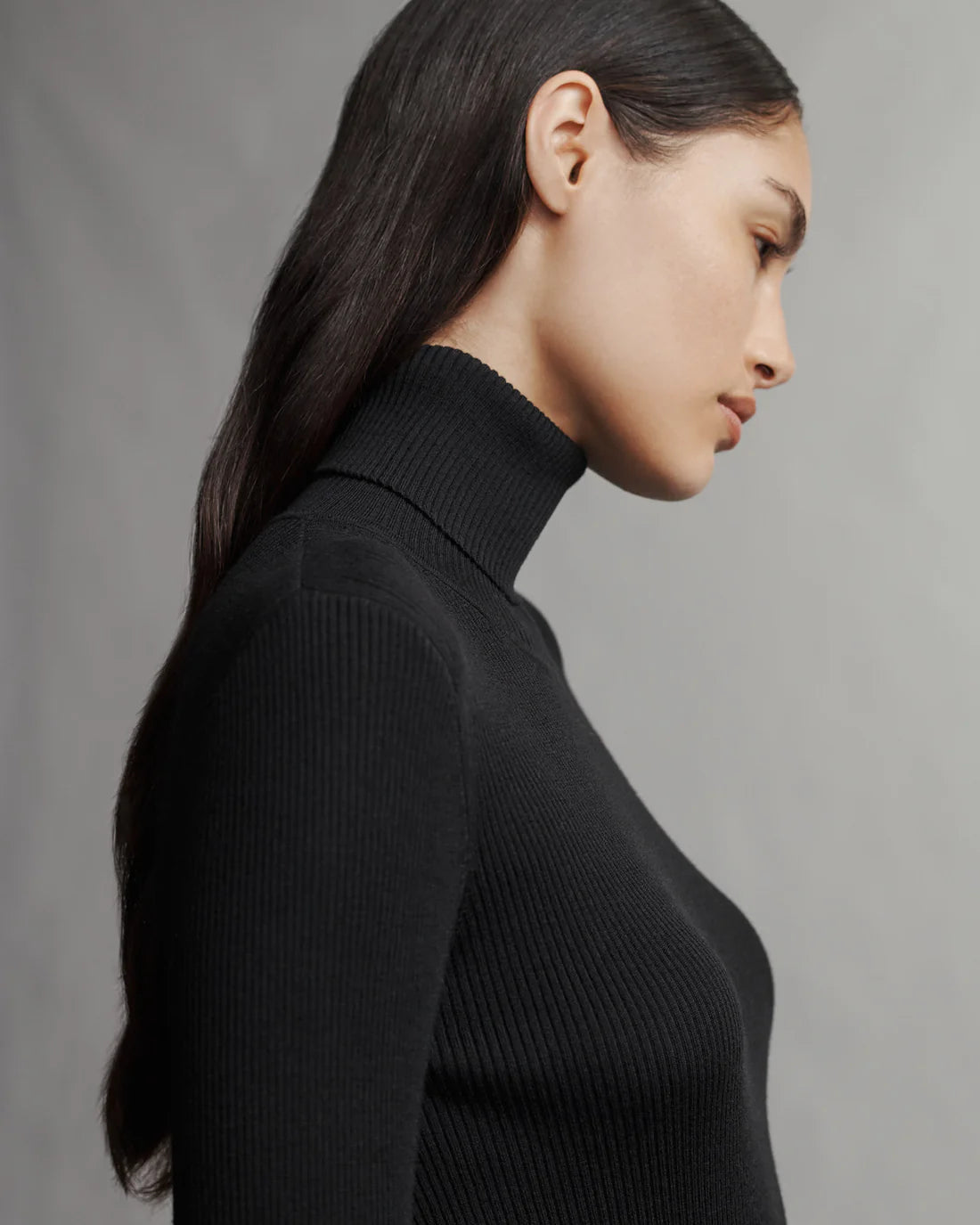 Knit Turtleneck in Merino Wool