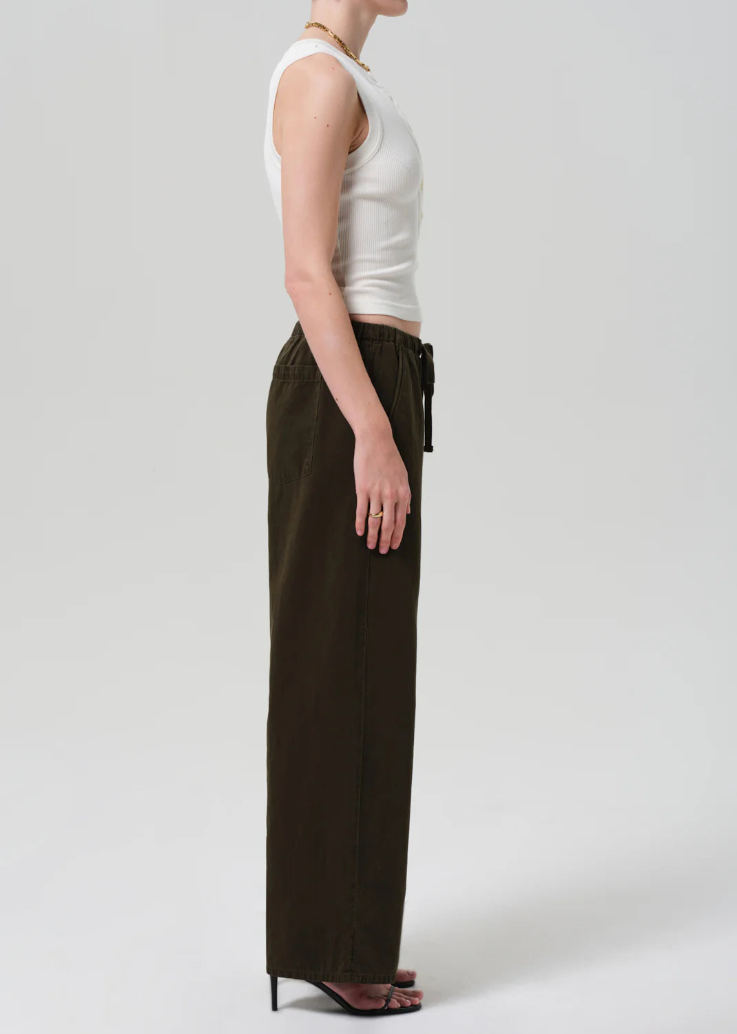 Aurora Pant in Dark Olive