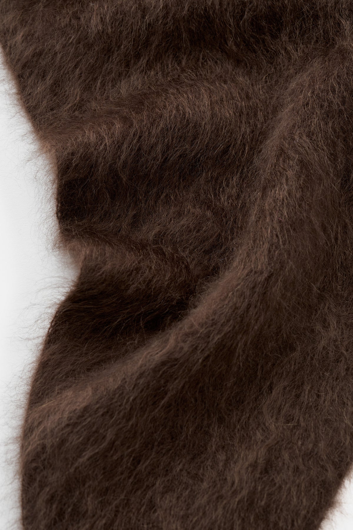 Brushed Scarf in Mocha