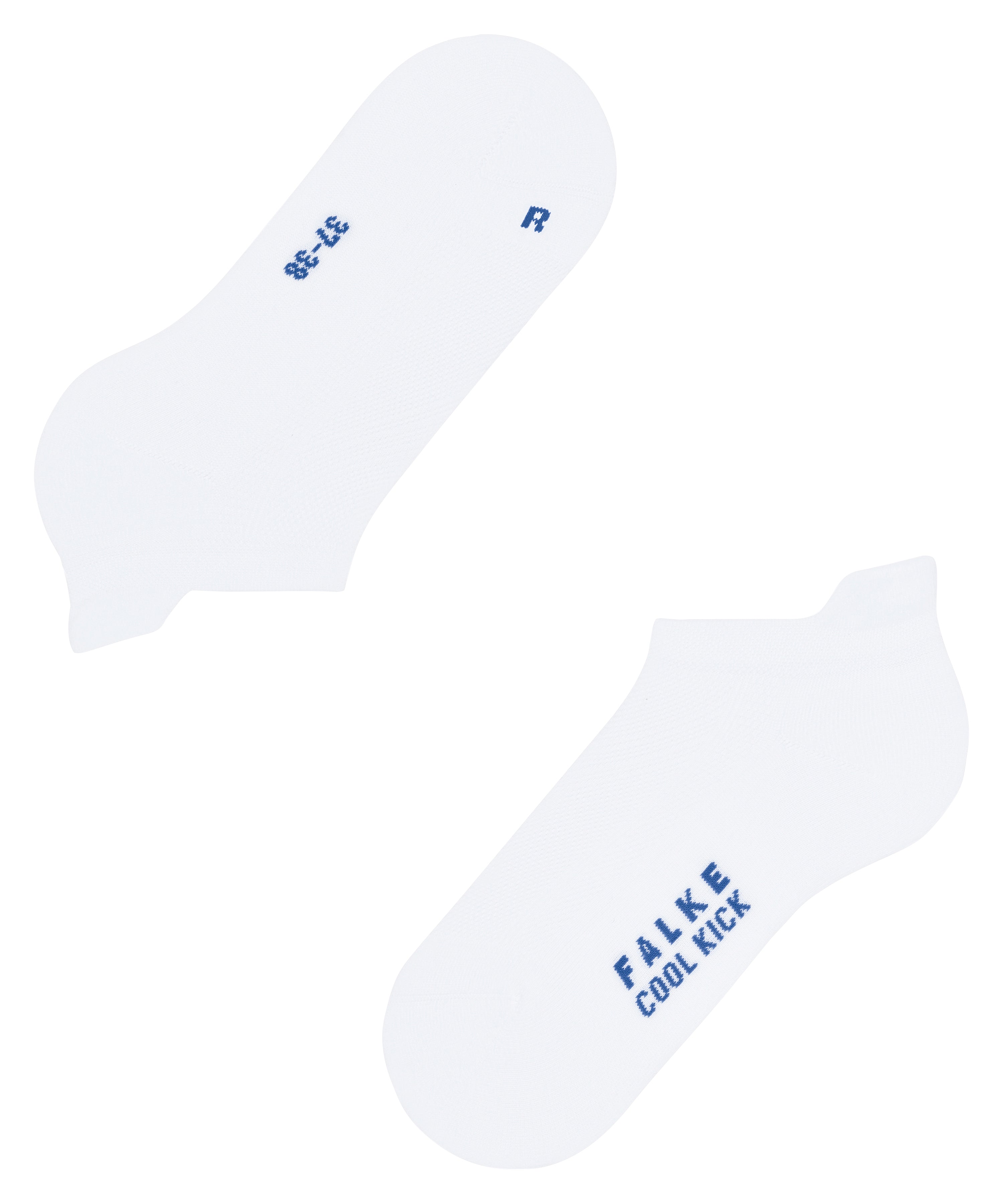 Cool Kick Sneaker Socks in White