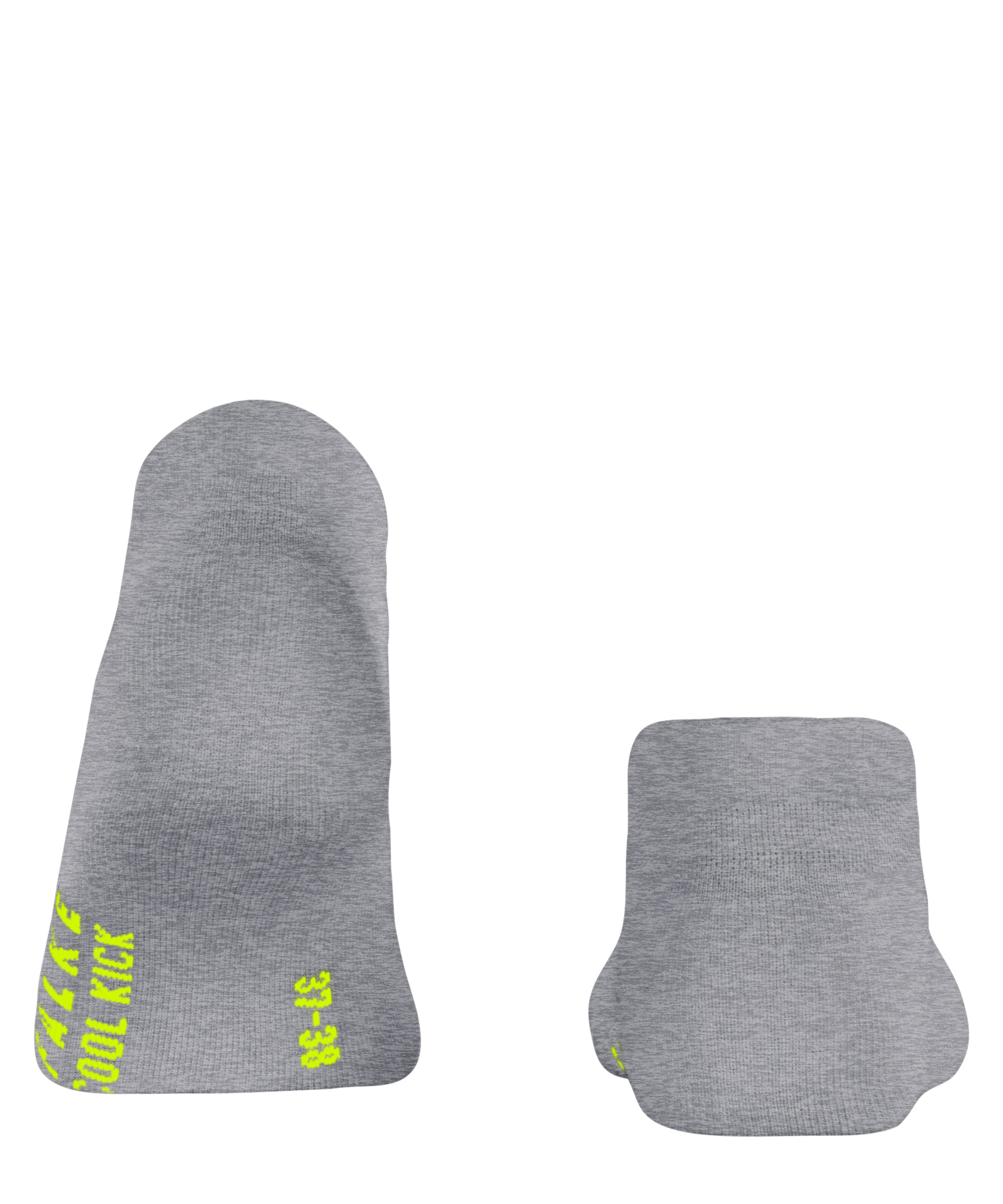 Cool Kick Sneaker Socks in Light Grey Melange