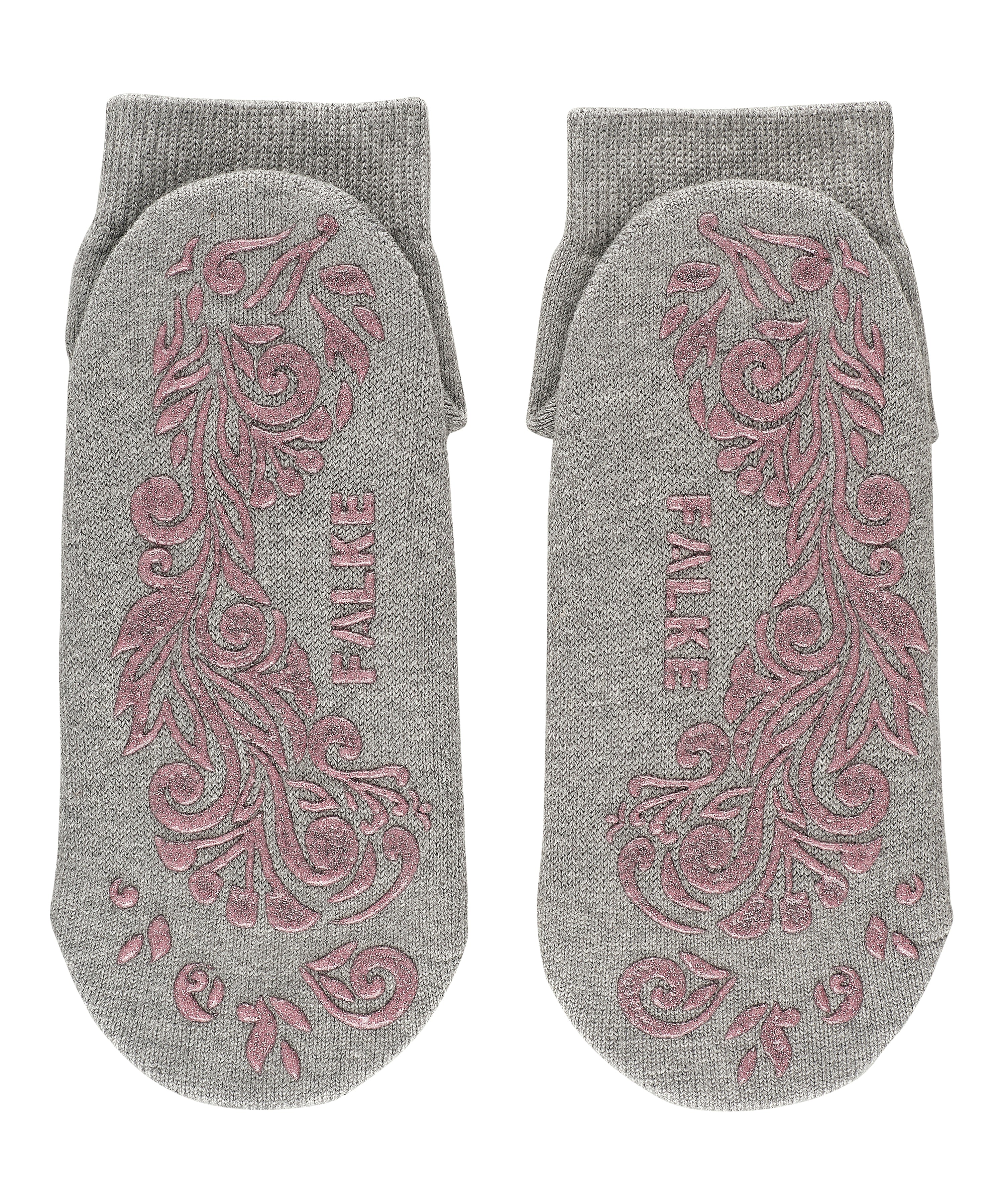 Light Cuddle Pads Socks in M. Grey Melange