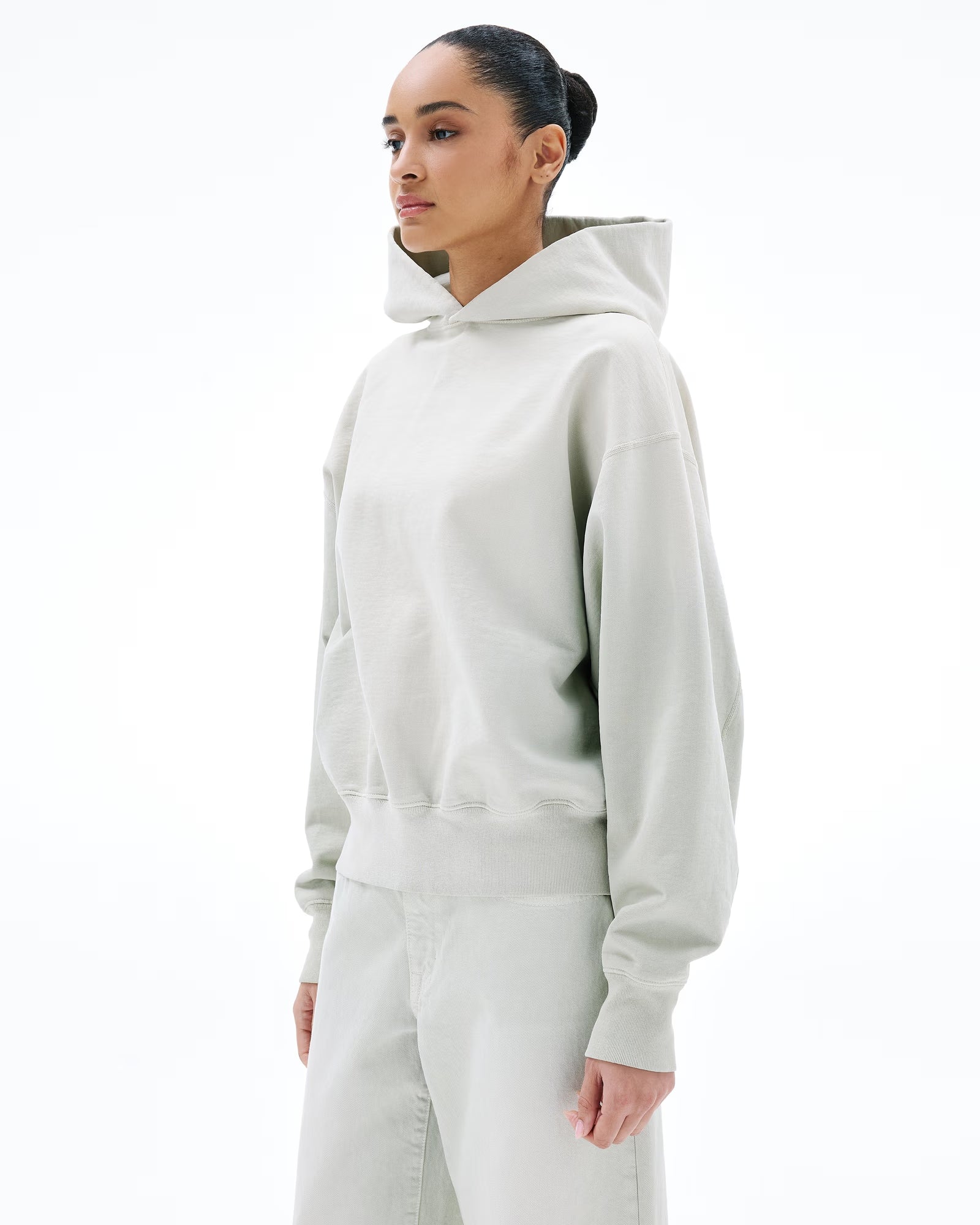 Cinch Hoodie in Vintage Aloe