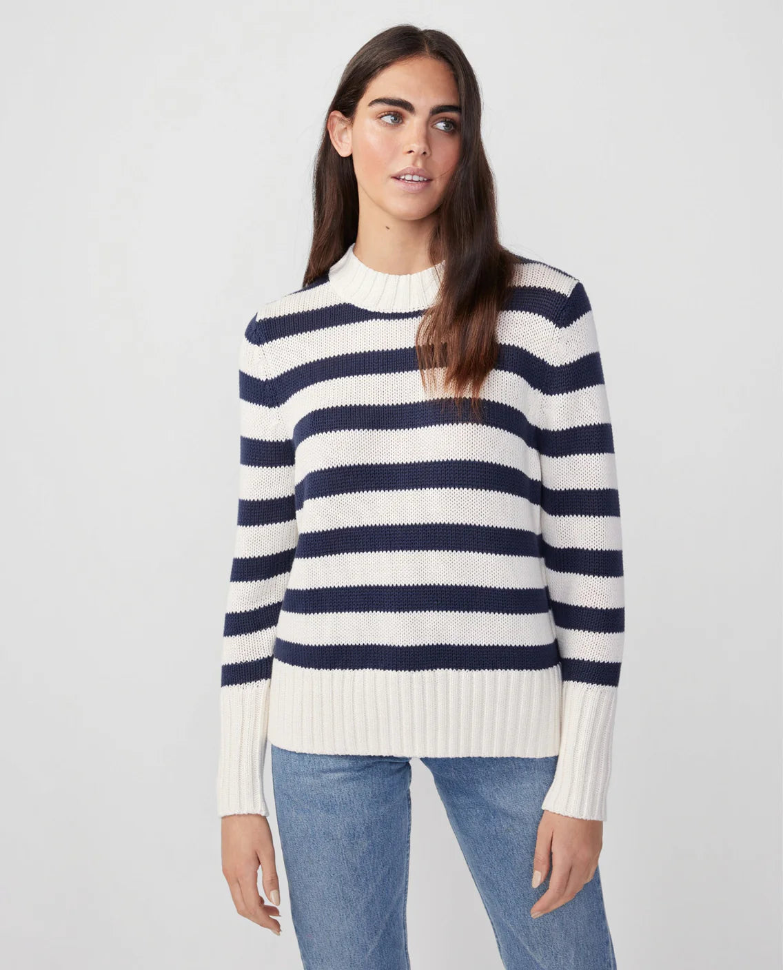 The Tatum in Cream/Navy