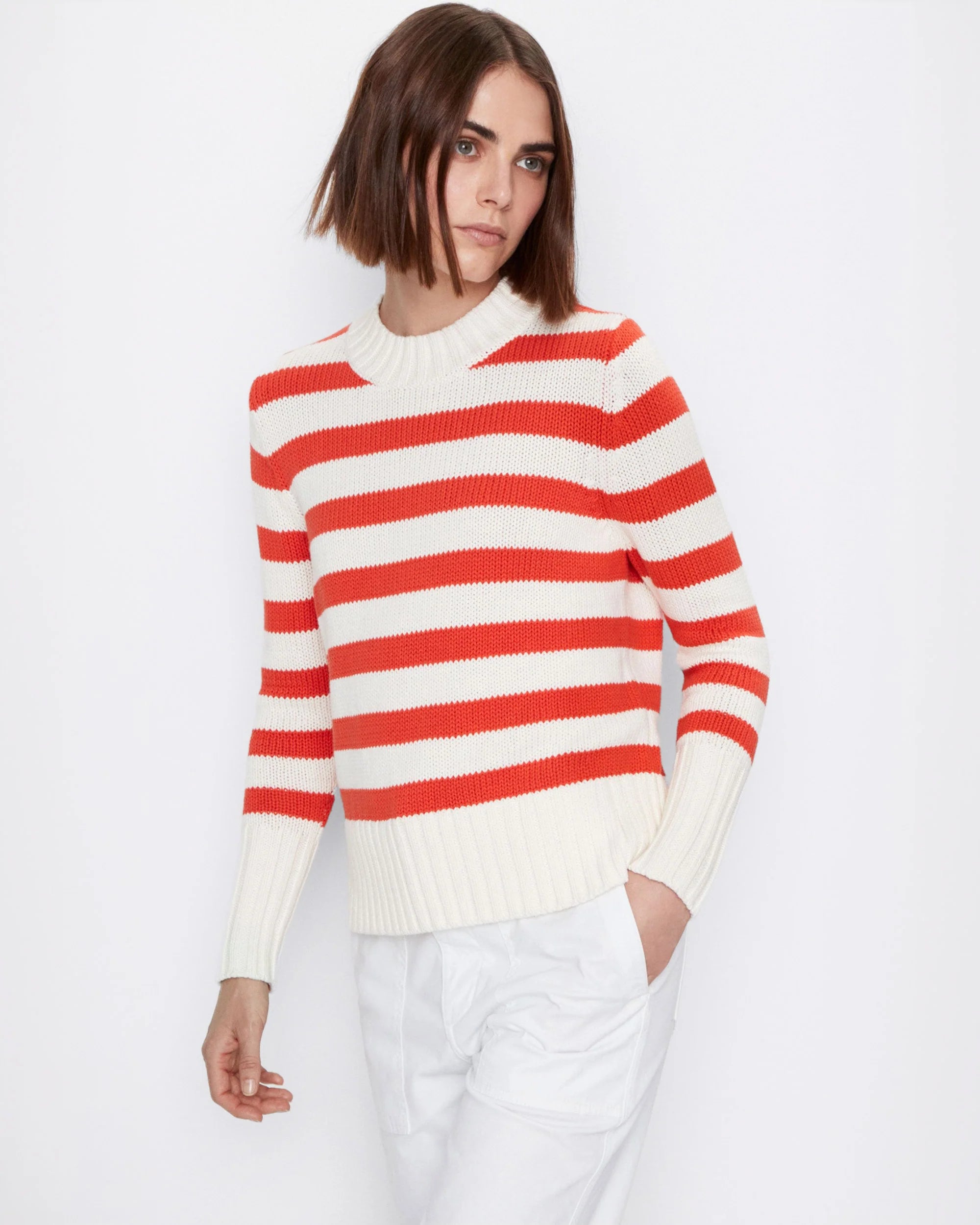 The Tatum in Cream/Poppy