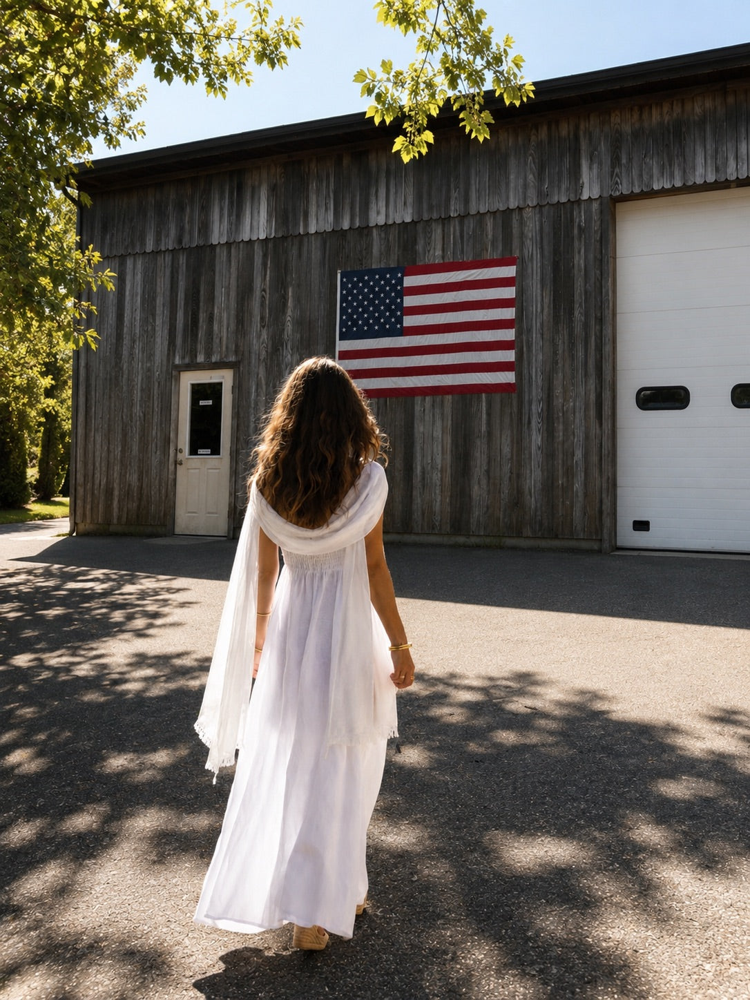 The Lola Dress in Blanco