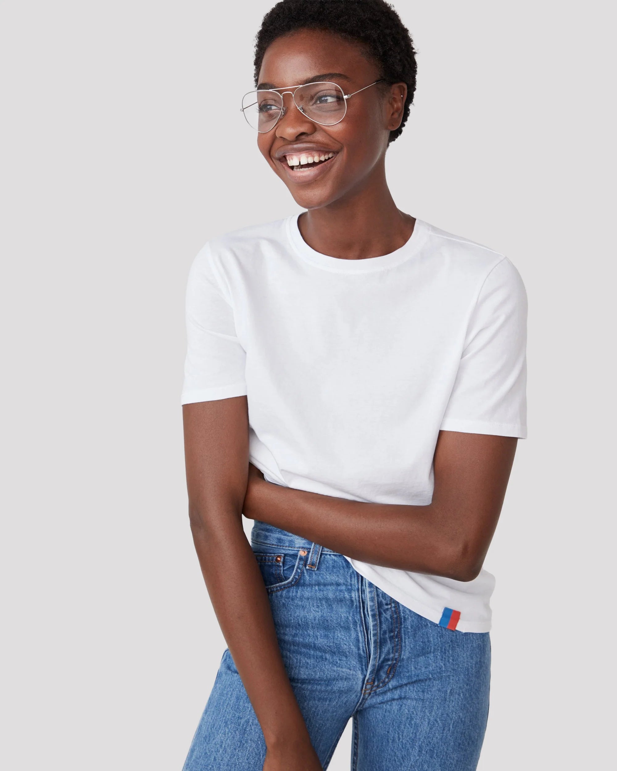 The Modern Tee in White