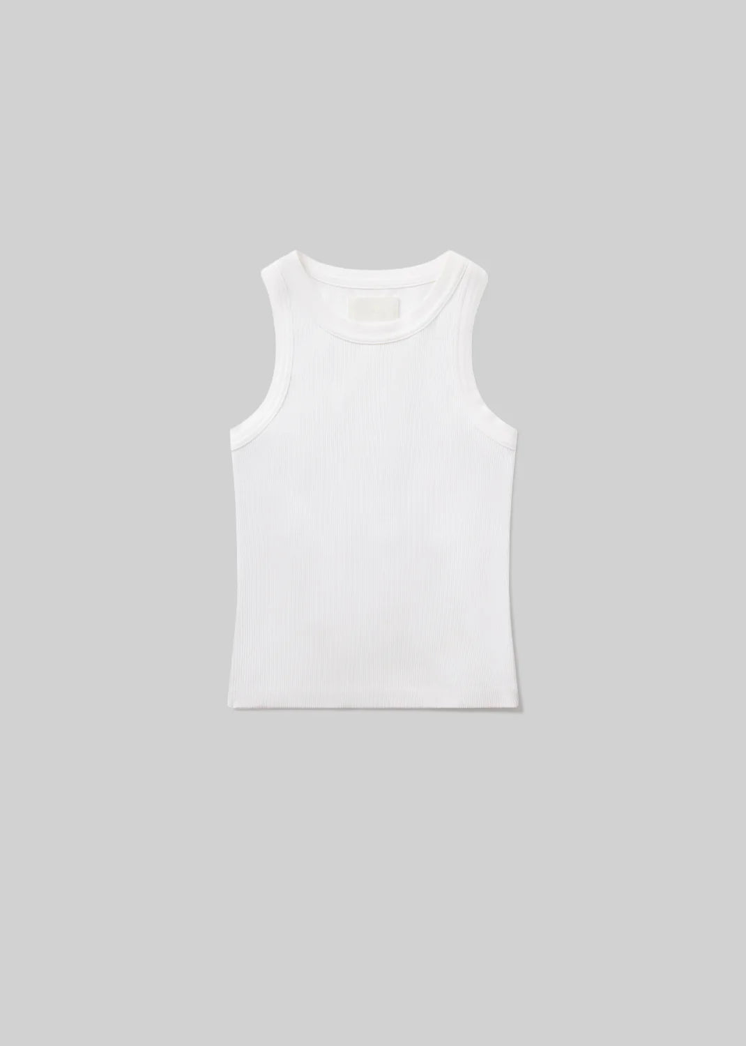 Isabel Rib Tank in White