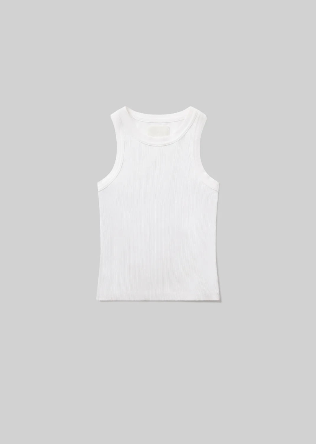 Isabel Rib Tank in White