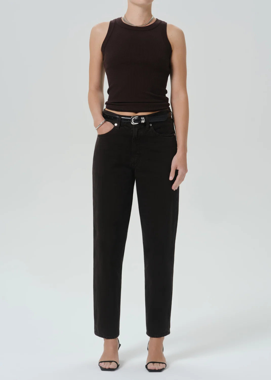 Citizens of Humanity Isabel Tank in Dark Chocolate