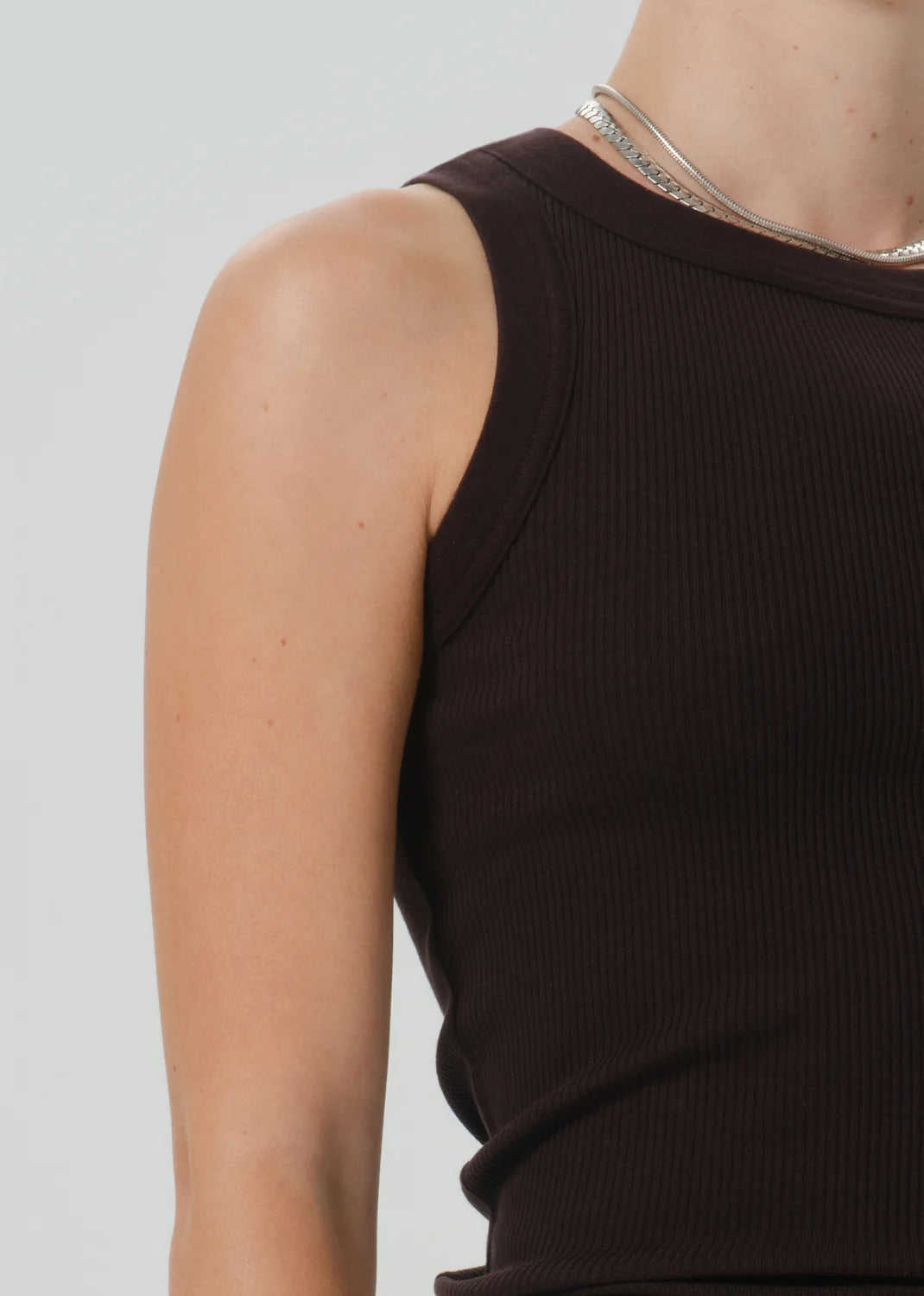 Citizens of Humanity Isabel Tank in Dark Chocolate
