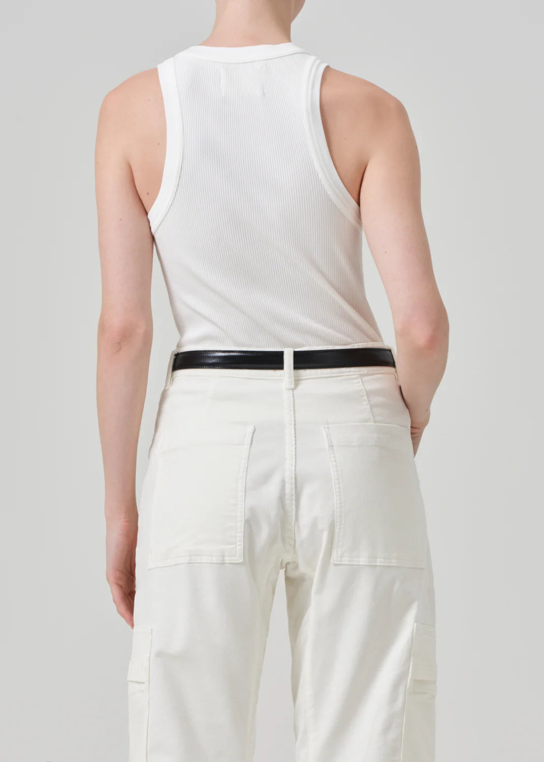 Isabel Rib Tank in Pashmina