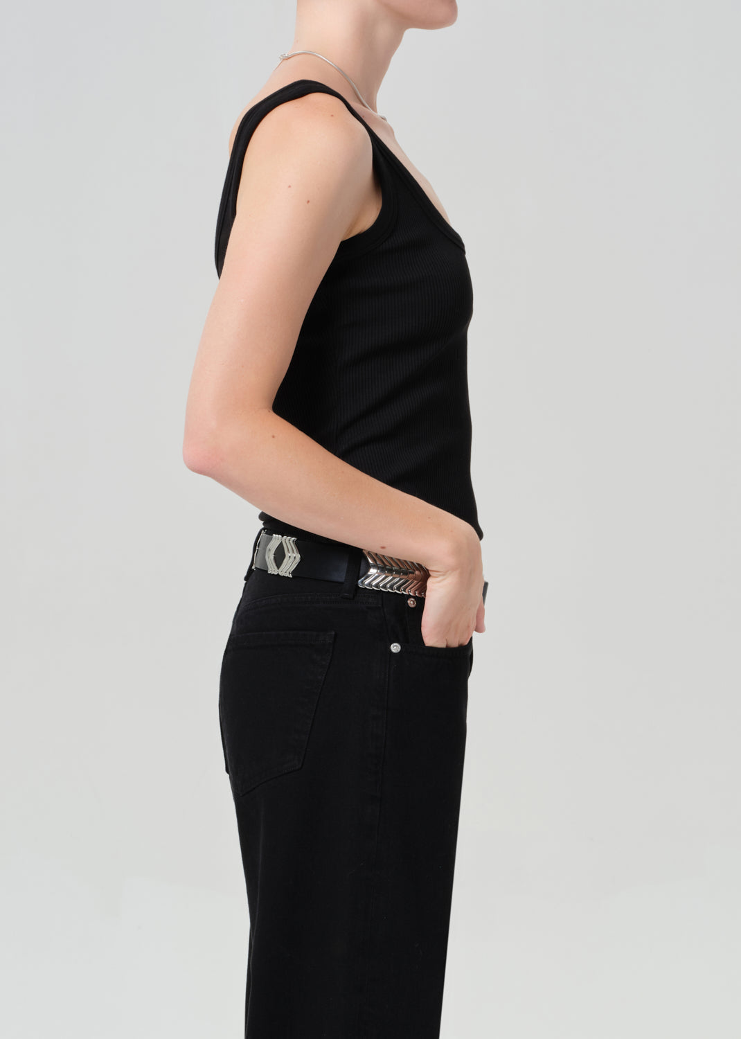 Faye Tank in Black
