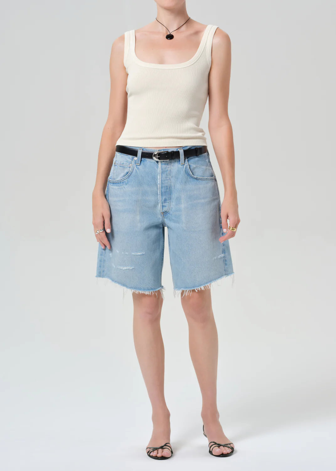 Faye Tank in Pashmina (Off White)