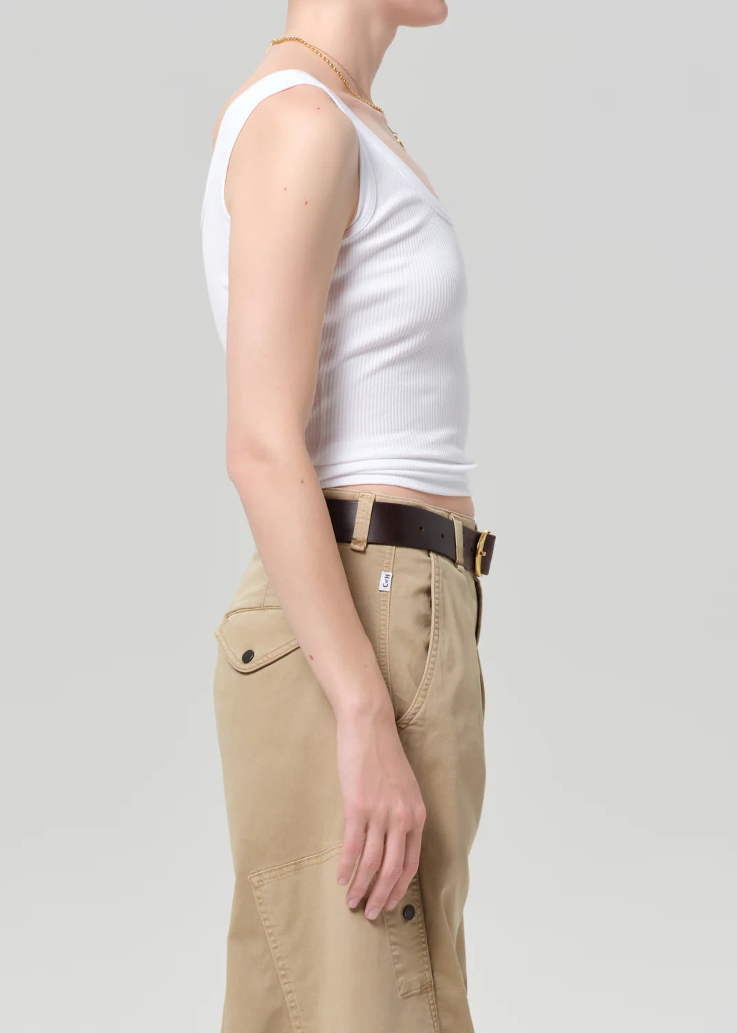 Faye Tank in White