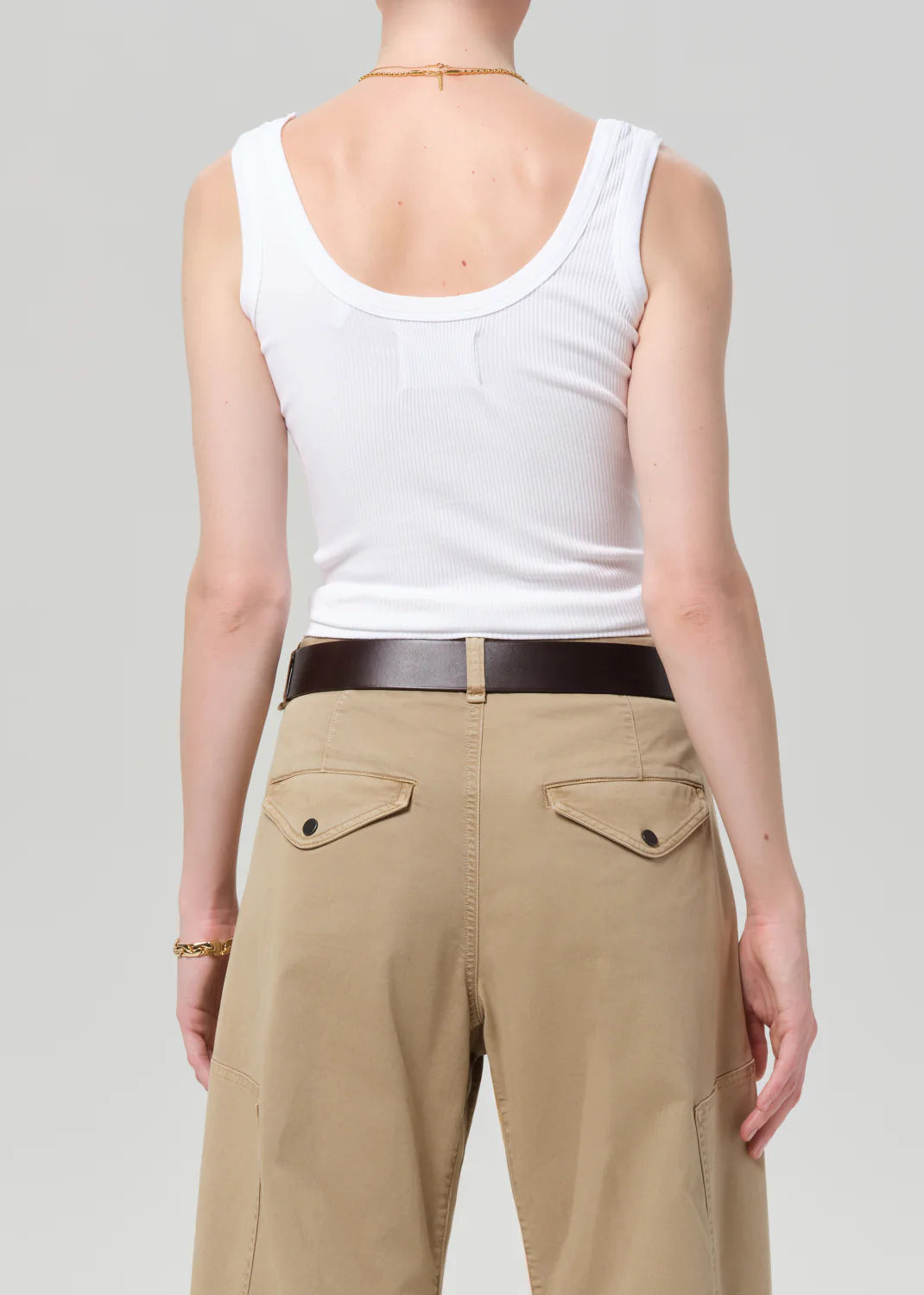 Faye Tank in White