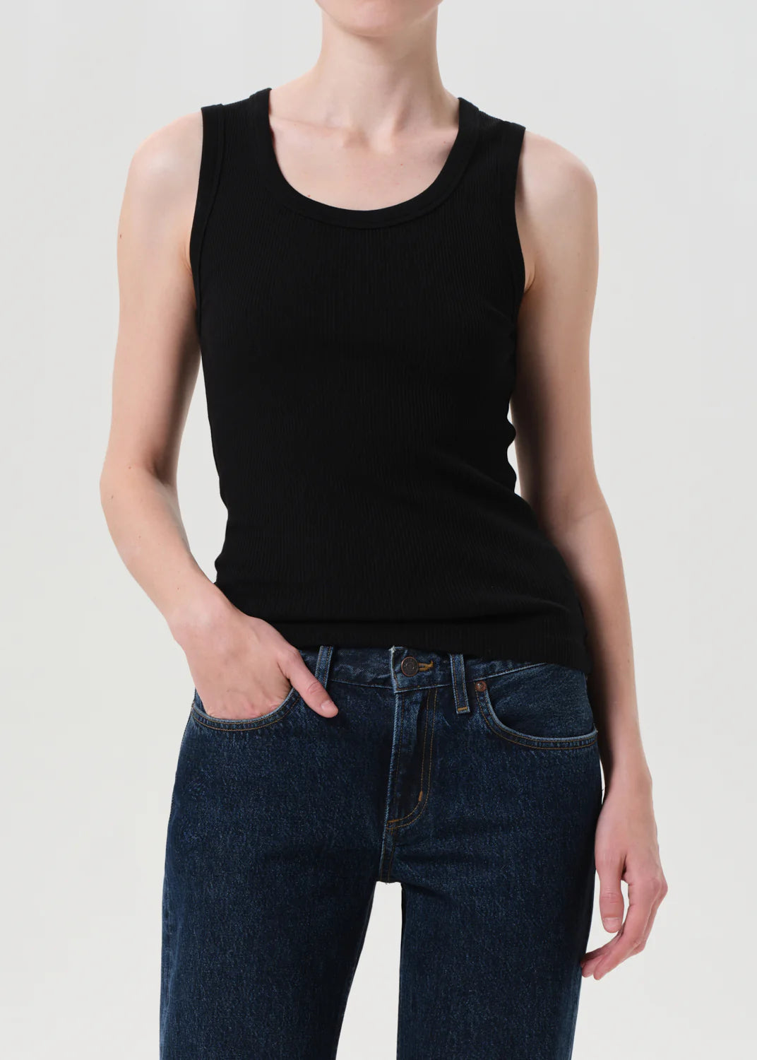 Poppy Tank in Black