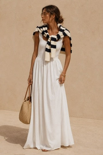 Florence Dress in White