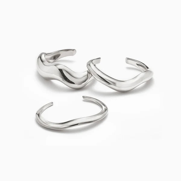 Medium Astrid Cuff in Sterling Silver
