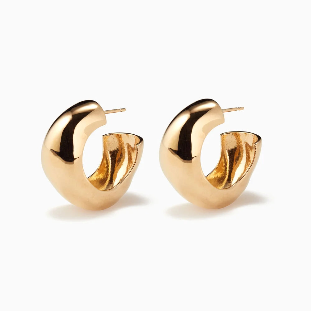 Small Celia Hoops in Sterling Silver