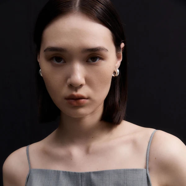 Small Celia Hoops in Sterling Silver